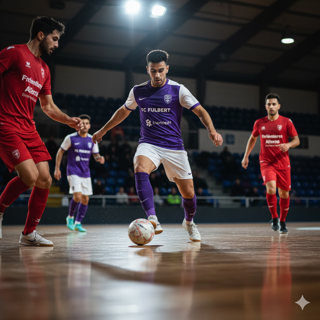 Futsal en action